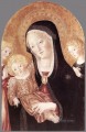 聖母子と二人の天使 シエナ フランチェスコ・ディ・ジョルジョ